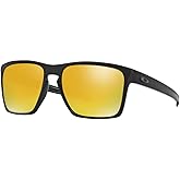Oakley Man Sunglasses Matte Black Frame, Grey Lenses, 57MM