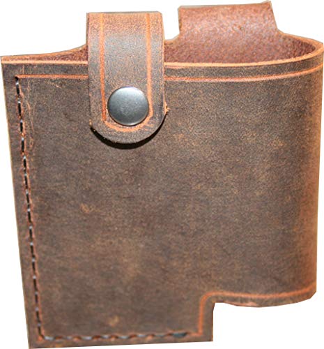 Wireless Transmitter Sheath - Line 6 Relay Holster - For G30, G60, and G90 Packs - Genuine Buffalo Leather - Hip Carry - Strap Carry - Handmade In The USA
