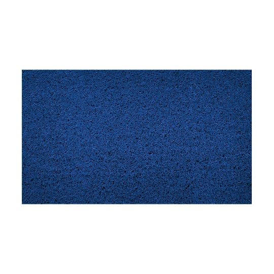 Nicoman Embossed Spaghetti Door Mat Dirt-Trapper Jet-Washable Doormat 70x43cm (Blue, PLAIN) - Use Indoor or Sheltered Outdoor