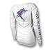 Womens Performance Fishing Shirt - Southern Fin Apparel Girls Ladies Long Sleeve (Large, Sailfish)