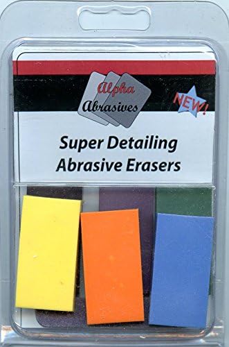 Alpha Abrasives Super Detailing Abrasive Erasers #6405