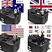 Auxiwa Universal Travel Adapter with Dual 2.1A USB Ports, US UK EU AU Worldwide Wall Adapter, International AC Wall Charger-Black