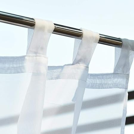 VWCDO Paneles de Cortina para Exteriores, Interiores, Blanco, Verano