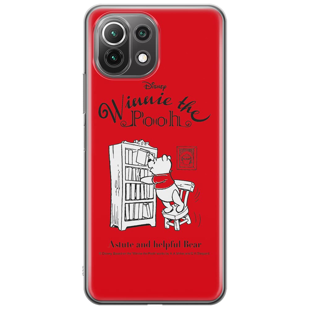 ERT GROUP mobile phone case for Xiaomi 11 Lite 4G/5G original and officially Licensed Disney pattern Winnie the Pooh and friends 018, case made of TPU