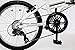 EuroMini Campo 28lb Lightweight Aluminum Frame Shimano 7-Speed Folding Bike 20-Inch (Matte White)