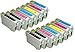 14 Pack Elite Supplies Remanufactured Inkjet Cartridge Replacement for epson T078, Compatible with Epson Stylus Photo RX580, R260, R380, R280, RX595, RX680, Artisan 50