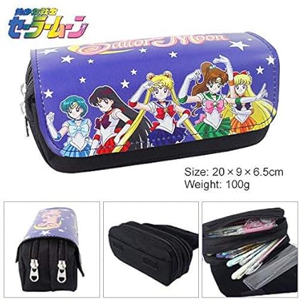 HT TOYS Makeup Pencil Pen Case Bag Sailor Moon