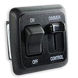 American Technology Components 12 Volt DC Dimmer Switch for LED, Halogen, Incandescent - RV, Auto, Truck, Marine, and Strip Lighting (Large Slider, Black)