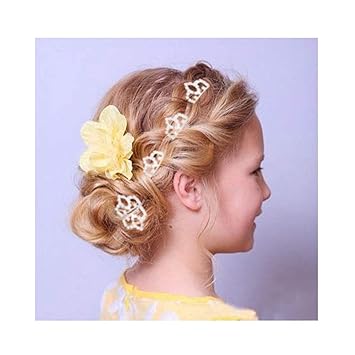 Amazon Com Campsis Rhinestone Hair Pins Mini Crown U Shape
