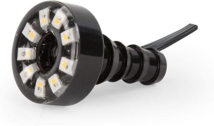 aquascape 84008 luz led para fuentes y agua 2 5 w 12 voltios color negro