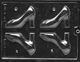 Cybrtrayd Life of the Party K108 Medium 3D High Heel Shoe Stilleto Chocolate Candy Mold in Sealed Protective Poly Bag Imprinted with Copyrighted Cybrtrayd Molding Instructions