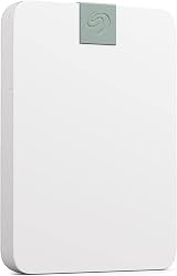 Seagate Ultra Touch 2TB External HDD USB-C Cloud White Post-Consumer Recycled view 1