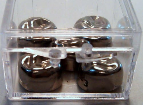 Stainless Steel Dental Crowns, Second Permanent Molars, LR+1, Refill Box of 5