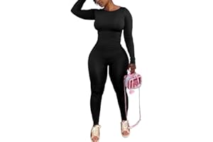 PINSV Women's 2 Piece Outfits Track Suits Long Sleeve Top Jogger Legging Pants Workout Sets for women