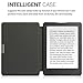 kwmobile Case Compatible with Kobo Aura Edition 2 - PU e-Reader Cover - Cosmic Forest Blue/Black