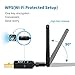 USB Wifi Adapter 600Mbps, Sunany Dual Band (2.4G/150Mbps+5G/433Mbps) Wireless Network Adapter Wifi Antenna for Desktop/PC/Laptop Supports Windows 10/8.1/8/7/XP/Vista