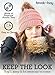 Brook + Bay - Beanie Hats for Women, Pom Pom Hat Soft Chunky Knit Beanie for Cold Weather, Stocking Cap for Women Winter Hats Light Gray