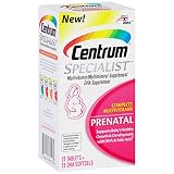 Centrum Specialist Prenatal Complete Multivitamin Supplement (28-Count Tablets + 28-Count Soft-Gels)