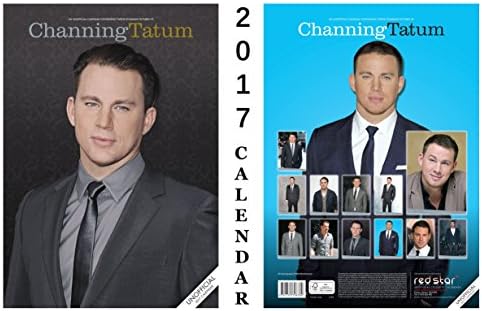 Channing Tatum 2017 Calendar (Red star) + Channing Tatum Fridge Magnet