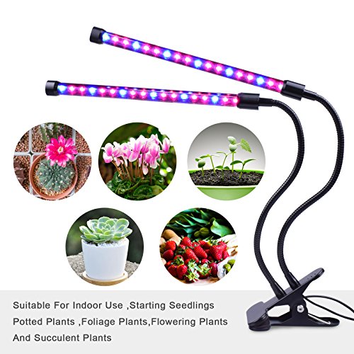 image for MIXC LED Grow Lamp Light, 18W USB Dimmable Indoor Plant Growing Light 