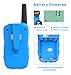 [Upgrade Generation] Handheld Walkie Talkie, Zooawa [2 Pcs] Kids Outdoor Wireless Interphone 2-Way 3.75 KM Range Durable Radio Transceiver Toy with 22 Channels for Camping and Hiking - Blue