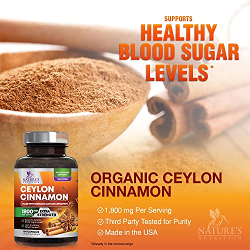 Certified Organic Ceylon Cinnamon (Made with Organic Ceylon Cinnamon