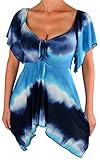 Funfash Plus Size Slimming Empire Waist Made in USA New Women's Shirt Blouse Top