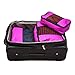 TravelWise Packing Cube System - Durable 3 Piece Weekender Luggage Organizer Set