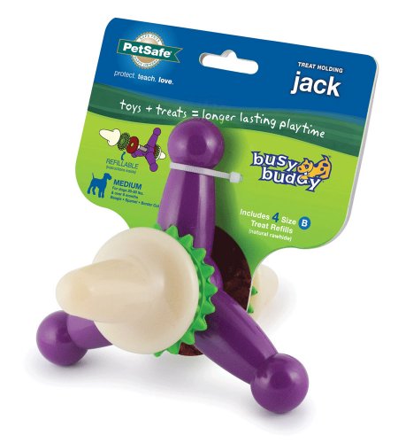 PetSafe Busy Buddy Jack Dog Toy, Medium