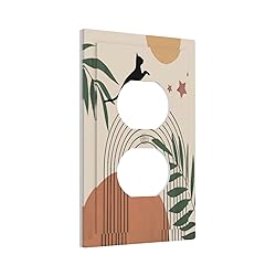 Funny Black Cat Single Duplex Light Switch Cover