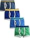 VAENAIT BABY Toddler Kids Boys Boxer Briefs 4-Pack Underwear Set Style Band M