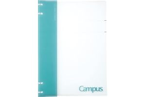 Kokuyo Campus Refillable Notebook, A4 2x2 Slim Ring Binder Notebook with Customizable Title Page, 40 Sheets Capacity. Suitabl