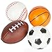 Charmed Stress Balls Squeeze Foam for Anxiety Relief, Relaxation, Party Favor Toy, Gifts (12 Pack) (Sports theme)