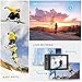 Crosstour 4K 16MP Action Camera Underwater Cam WiFi Remote Control Waterproof with External Microphone EIS Anti-Shaking Time-Lapse and 2 Rechargeable Batteries and Accessories Sets Sports Camera