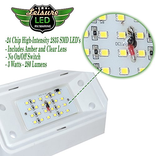 3 LED+Exterior+Porch+Utility+Light