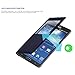 Note 3 Case, Galaxy Note 3 Case, Huijukon Elegant S-View Smart Flip Leather Case Cover with Auto Sleep/Awake Function for Samsung Galaxy Note 3 III (Black)