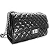 Solarfun Classic Crossbody Shoulder Bag for Women Quilted Purse With Metal Chain Strap Large