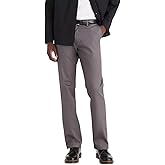 Dockers Mens Straight Fit Signature Lux Cotton Stretch Khaki Pant