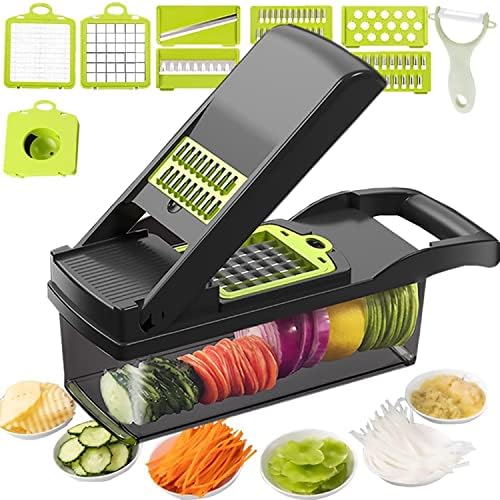 سعر Vegetable Chopper Mandoline Slicer Cutter Chopper and Grater 12 in