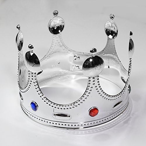 Damjic King Crown Crown Props Crystal Wand Queen Hair Headdress T
