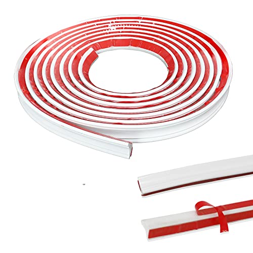 Flexible Trim Caulk Strip Wall Moulding Trim, 1 in x10 Ft Peel and