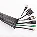 InstallerParts Cable Management and Organizer Cover - Expandable Braided Cord Sleeve 2