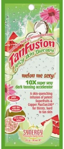 Synergy Tan TanFusion Melon Me Sexy Dark Tanning Accelerator Sachet 29.5ml