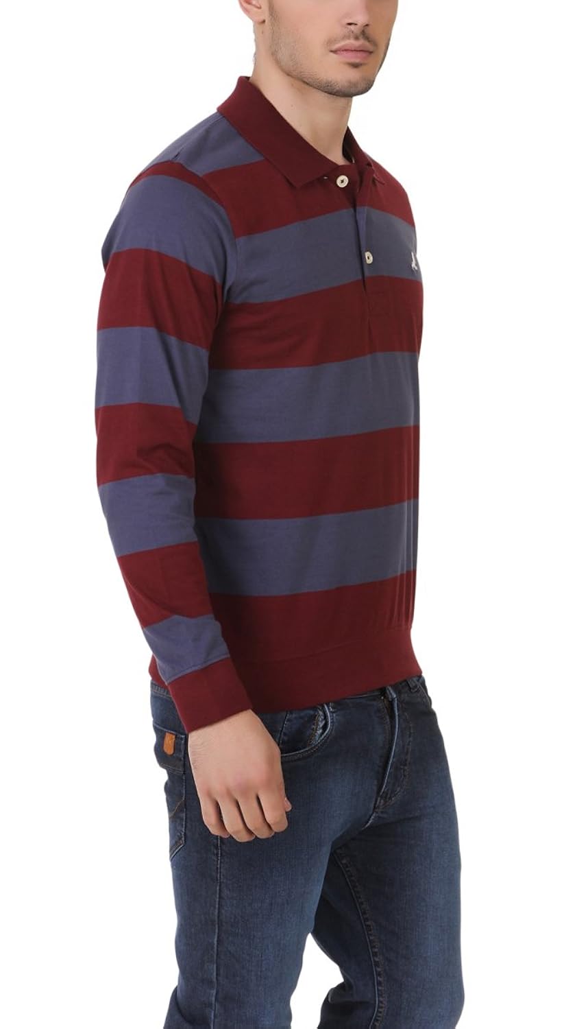 american crew men's cotton blended jersey polo