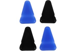ABOOFAN Triangle Silicone Fork Holder 4Pcs Set Dual Color Portable Stand for Meditation and Sound Therapy