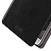 Mate 8 Case , Suensan Folio Leather Thin Flip Case for Huawei Mate 8 (Flip Black)