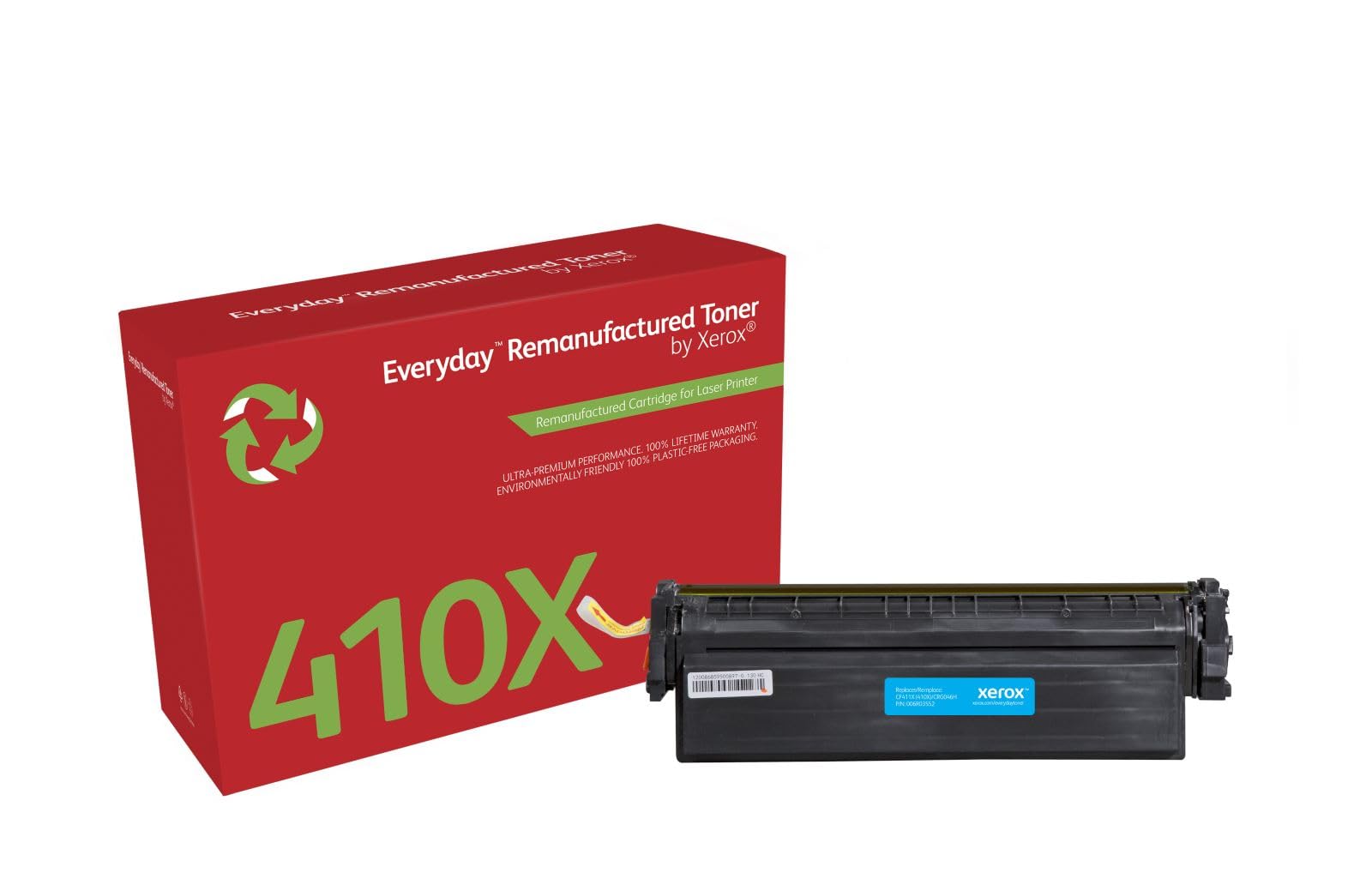 Xerox Everyday Compatible HP 410X (CF411X) Toner, High Capacity, Remanufactured