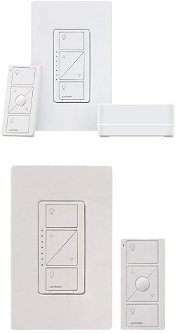 LUTRON Alexa Compatible Caseta Wireless Dimmer Kit + Caseta Wireless