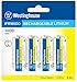 Westinghouse Battery IFR 18500 3.2v 1000 mAh Lithium Iron Phosphate LiFePO4 Solar Rechargeable Batteries Outdoor Garden Light Pack of 4