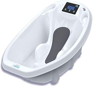 Babywanne Aquascale Badewanne für Baden Baby mit Digitale Babywaage und Badethermometer